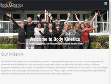 Tablet Screenshot of bodykinetics.com